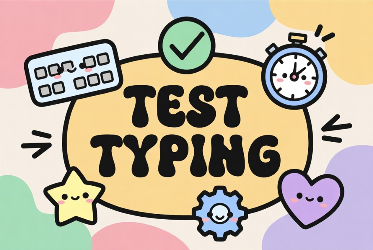 Ilustrasi Test Typing SaktiChat